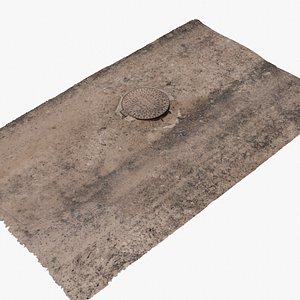 Dirt Road 3D Scan 002