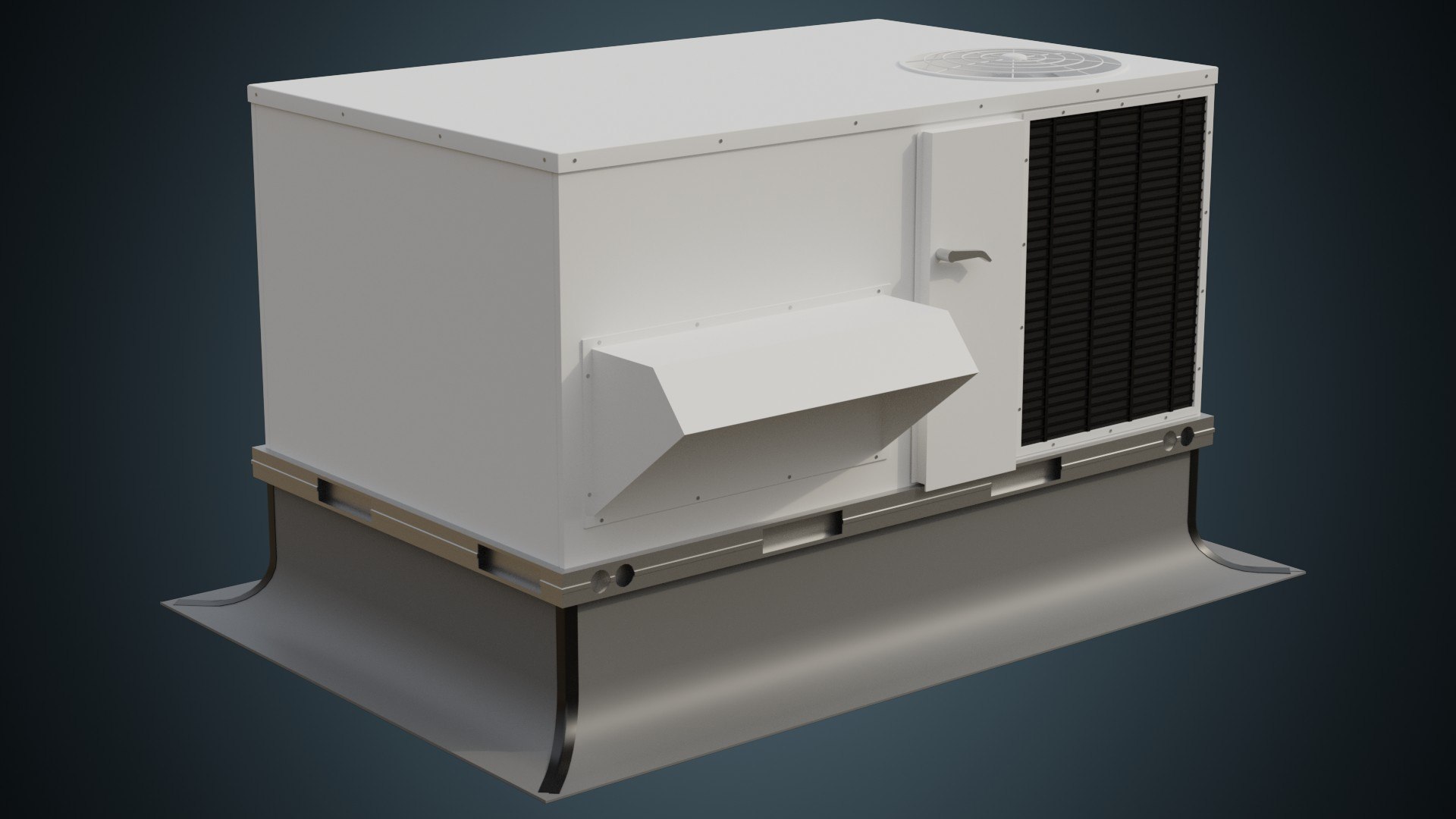 3D Rooftop AC Unit 6 Basic Model - TurboSquid 2018437