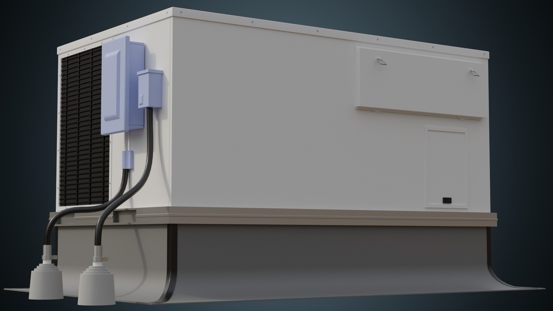 3D Rooftop AC Unit 6 Basic Model - TurboSquid 2018437