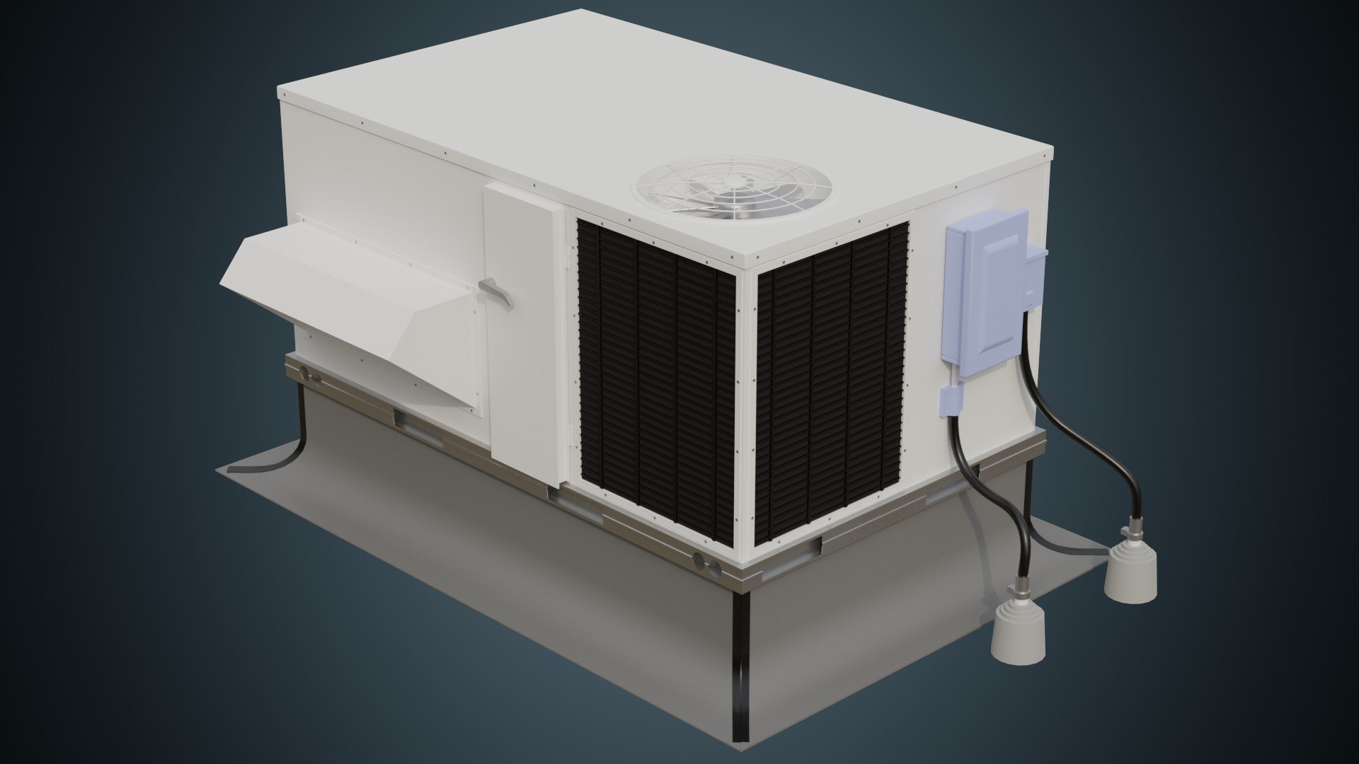3D Rooftop AC Unit 6 Basic Model - TurboSquid 2018437