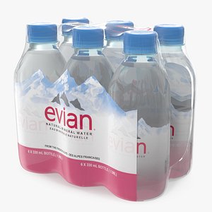 evian mineral water 330ml model