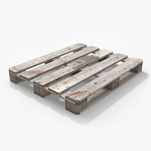 3D Wooden Pallet 01 PBR model