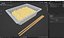 Instant Noodles in White Plastic Bowl with Chopsticks