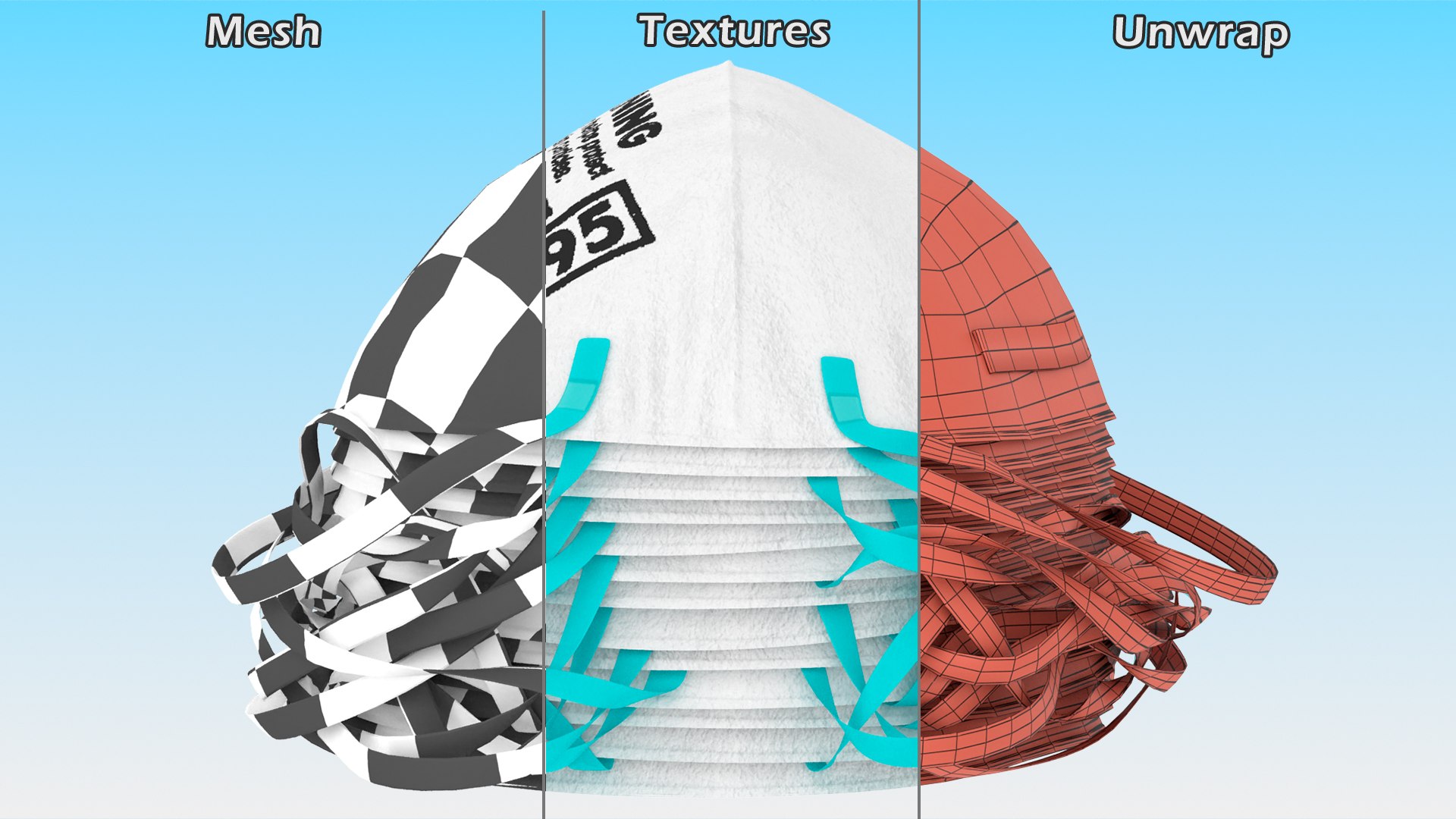 3D model particulate respirator n95 class - TurboSquid 1705009