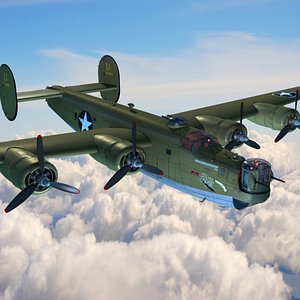 B-24リベレーターハイデフ3Dモデル - TurboSquid 417860