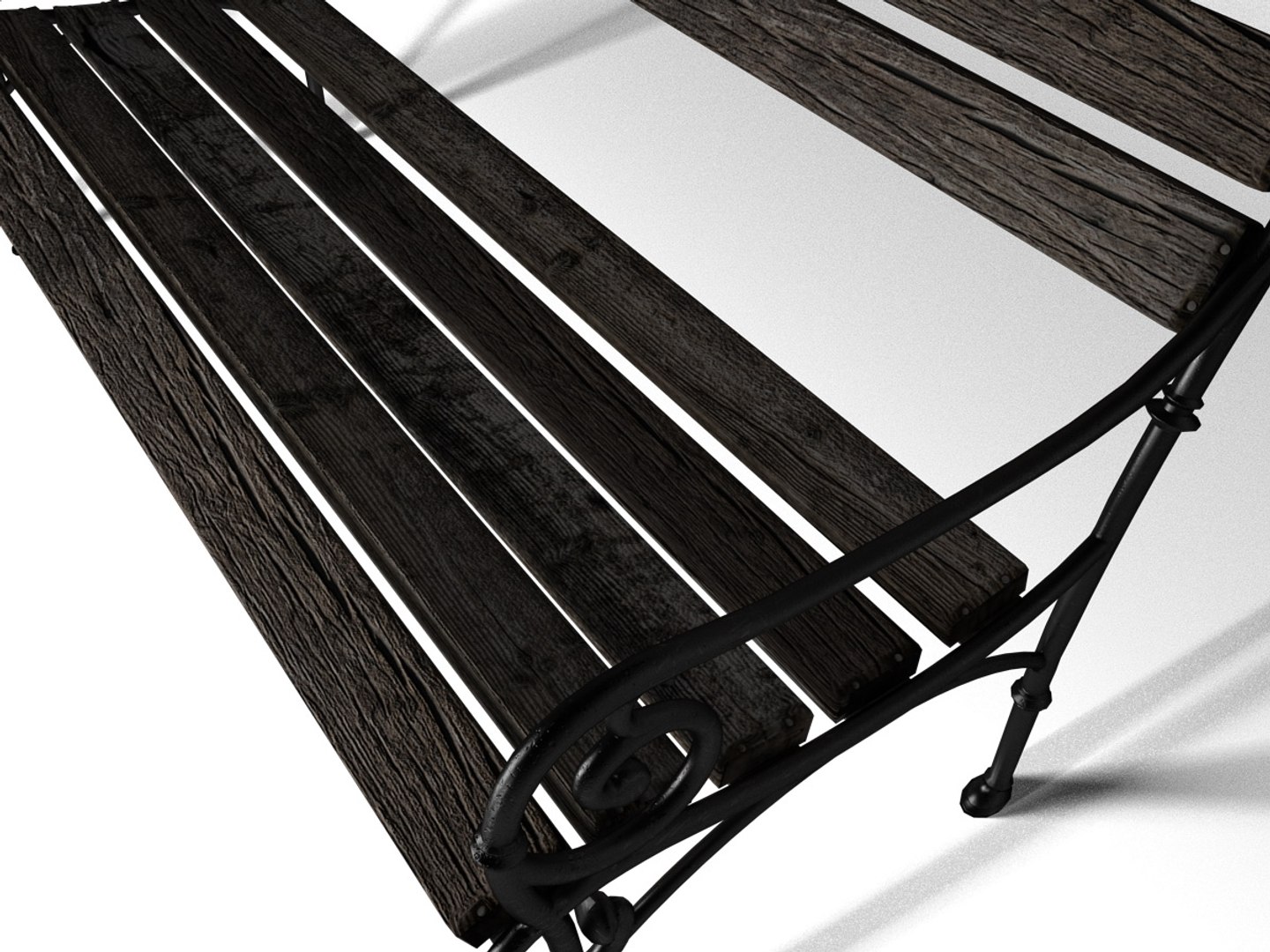 3d model bench 1