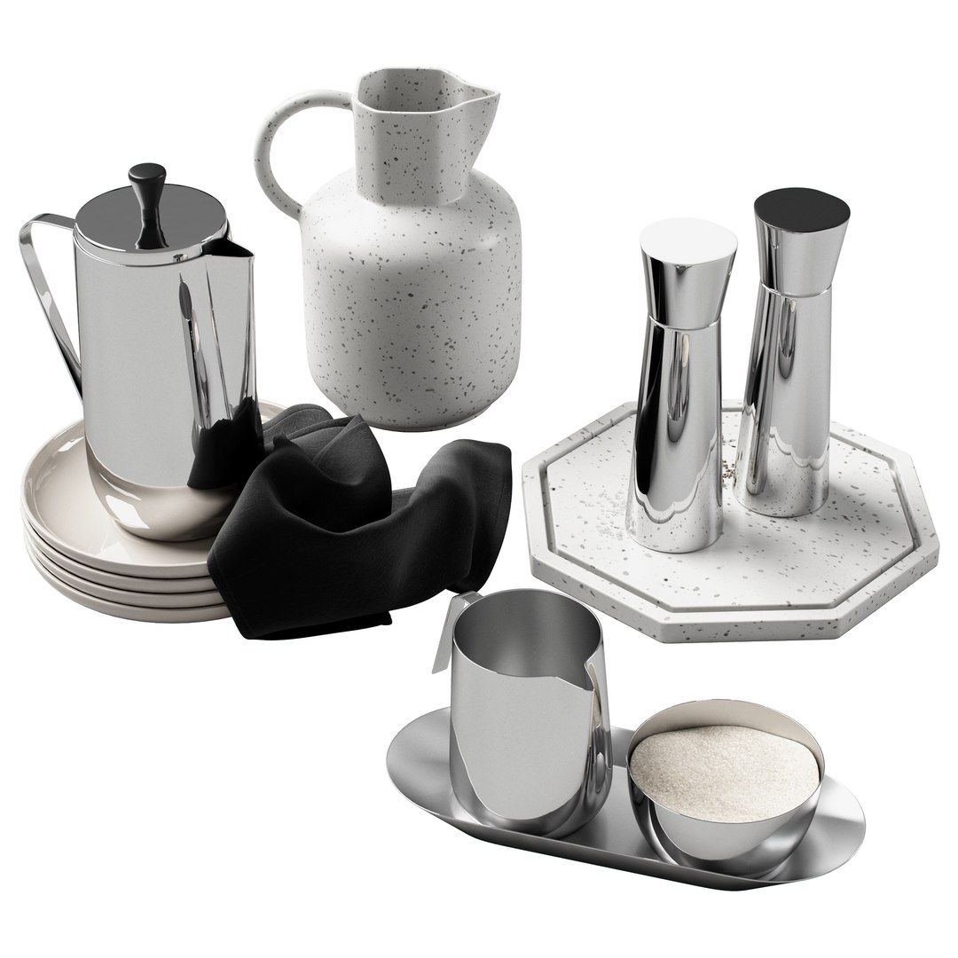 3D Kitchen Decor Set 18 - TurboSquid 2174897