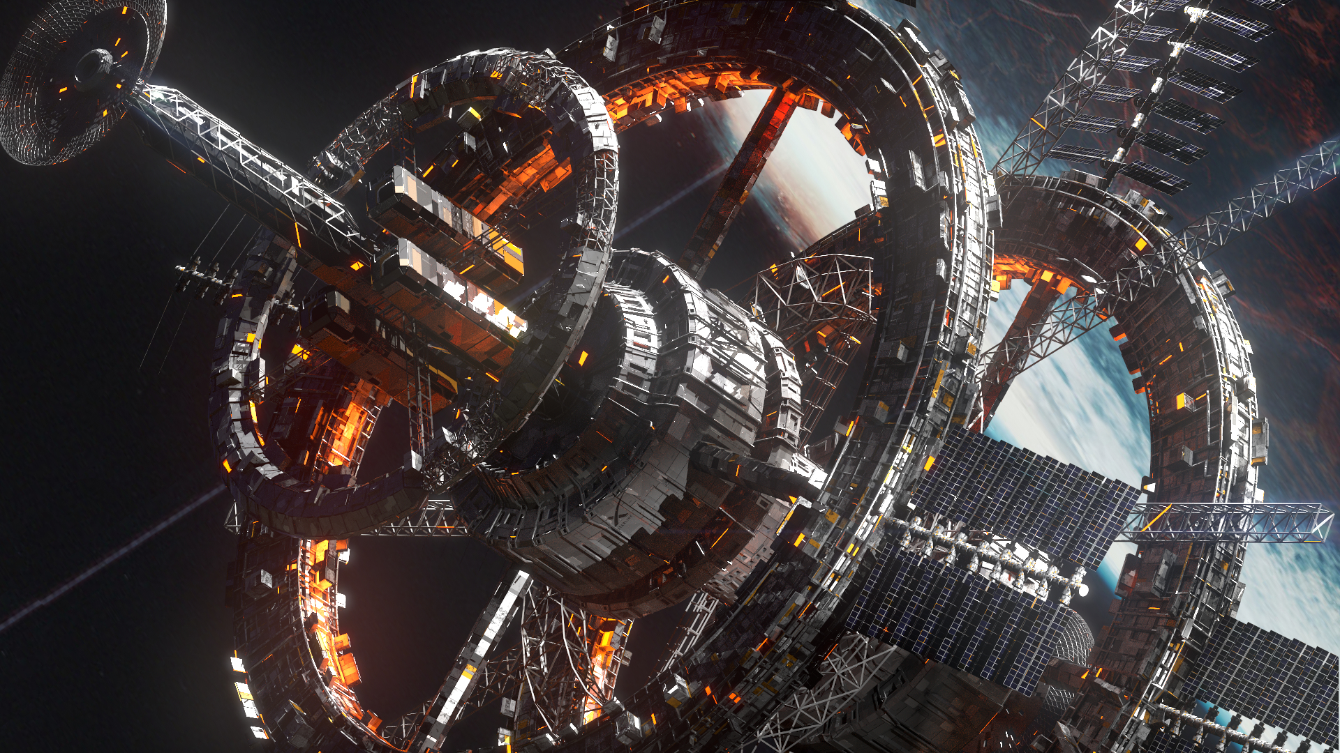 Станции фи. Орбитальная станция Sci-Fi. Спейс станция орбитальная. Орбитальная станция Sci Fi платформа. Sci-Fi Космическая станция 3d