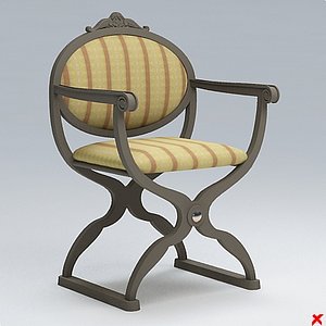 chair old fashioned 3d model