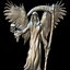 Schatten des Sensenmanns Relief 3D-Druckmodell
