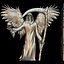 Schatten des Sensenmanns Relief 3D-Druckmodell