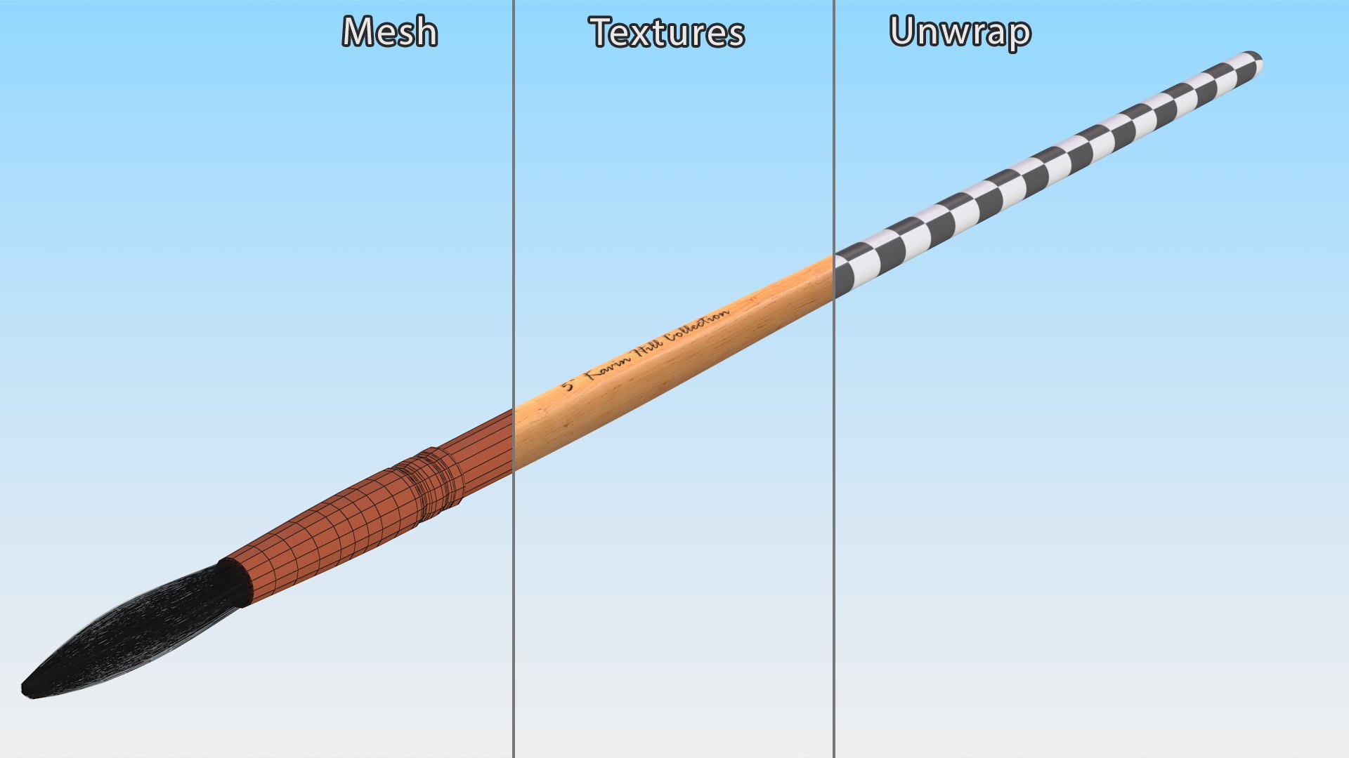 Artist Paint Brush with Fur 3D model https://p.turbosquid.com/ts-thumb/Qy/ChgYtS/mo/artistpaintbrushwithfur3dsmodel013/jpg/1714361507/1920x1080/fit_q87/36c1284fec5b5cf206d64062a429d69d9f732fab/artistpaintbrushwithfur3dsmodel013.jpg