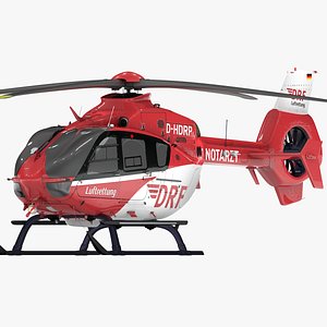 3D Eurocopter EC-135 DRF Luftrettung L1945 model
