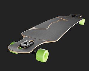 longboard long board 3D model