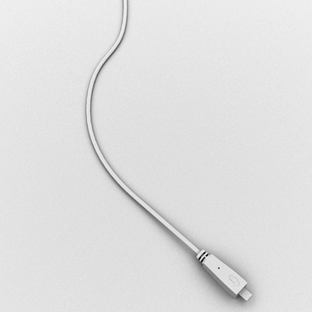 Micro Usb 8 Pins 3d Model