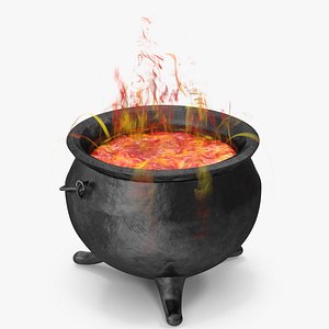 3D Witches Cauldron 2