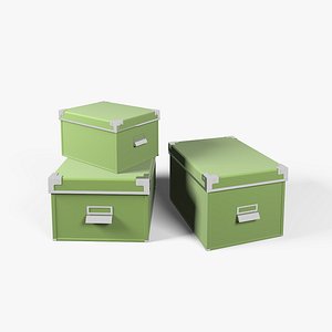 3d boxes model