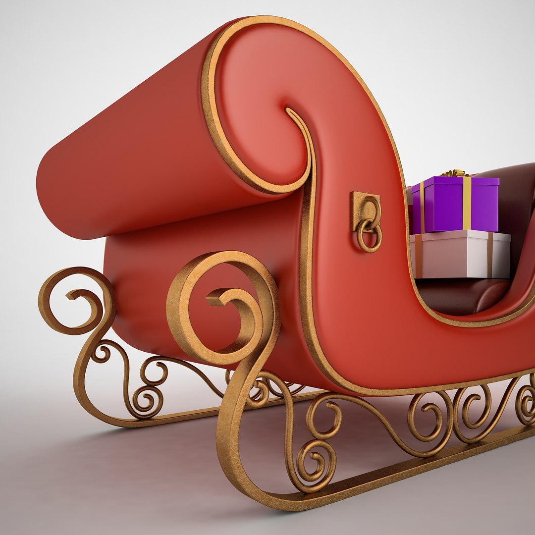 3d Christmas Sleigh