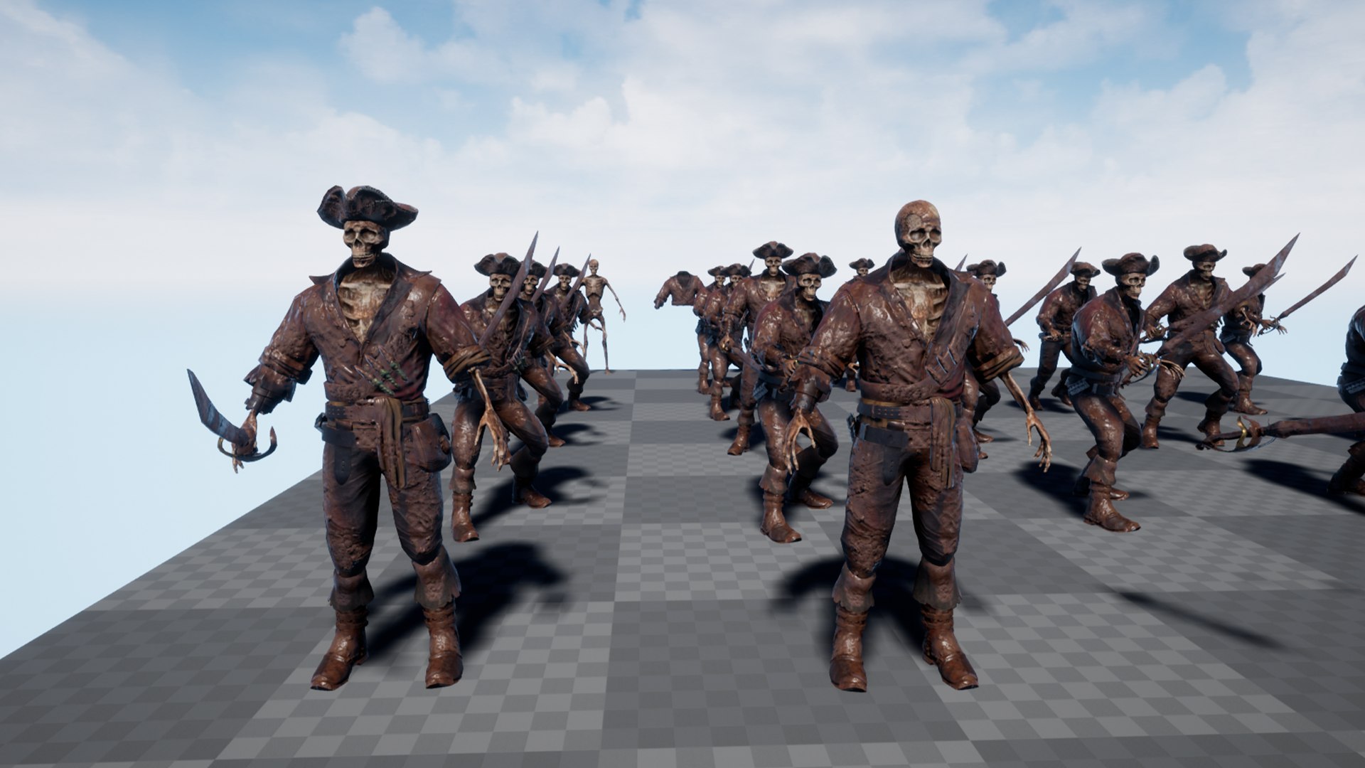 3D PIRATE SKELETON 5 B - TurboSquid 2403181