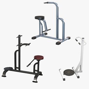 3D model GYM Twisting Machine Collection 3 in 1