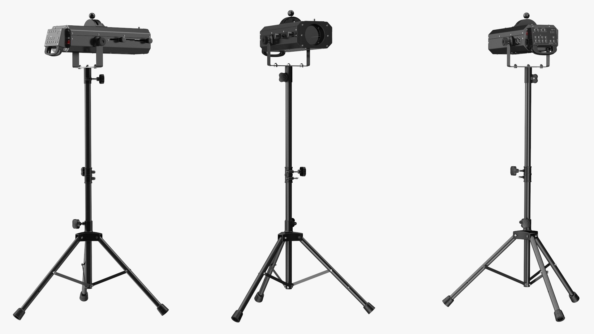3D Professional Followspot On Tripod Model - TurboSquid 2329692