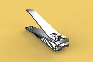 3D NAIL CLIPPER STAINLESS STEEL model