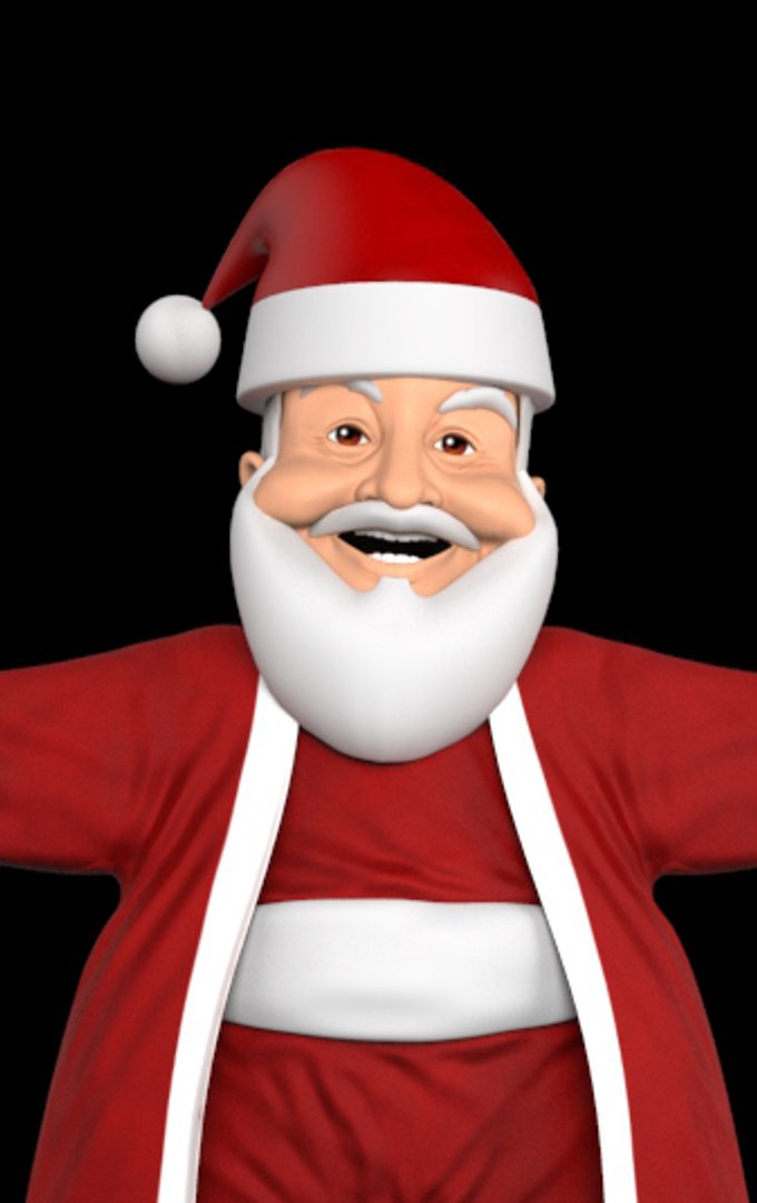 Santa 3d Model