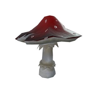 3D Toadstool Mushroom model