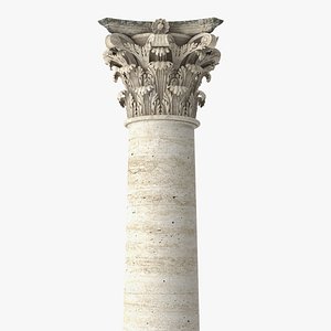 Corinthian Column 3D model