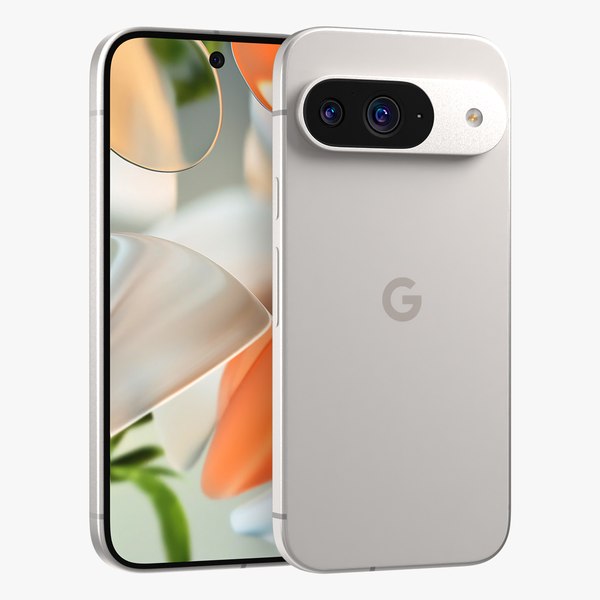 Google Pixel 9 Porcelain 3D model