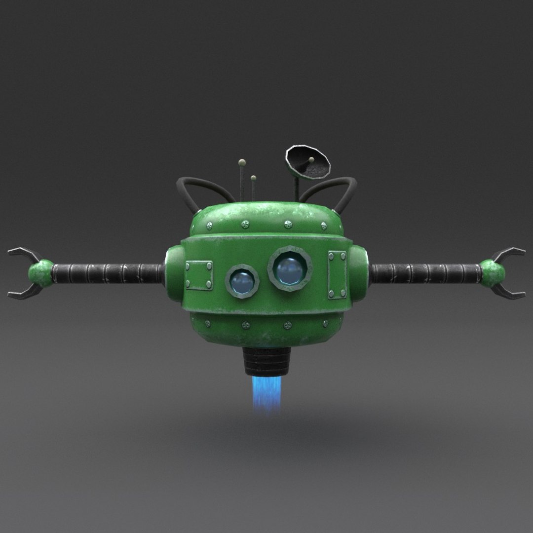 Robot Blender Rigged Model - TurboSquid 1288410