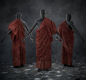 Monk robe 3D