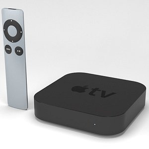 apple tv 3d model