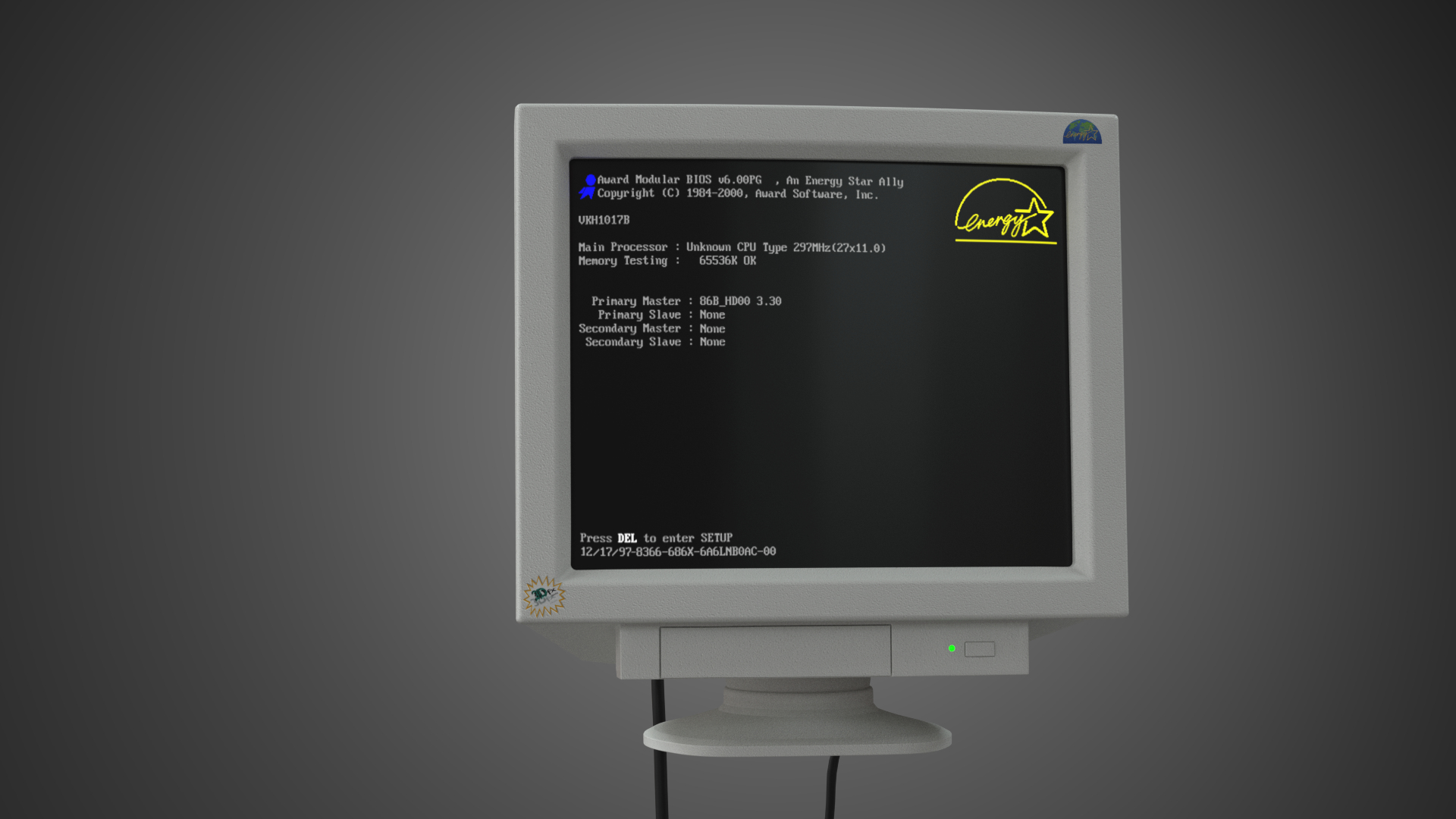 Old PC Monitor 3D Model - TurboSquid 2412323