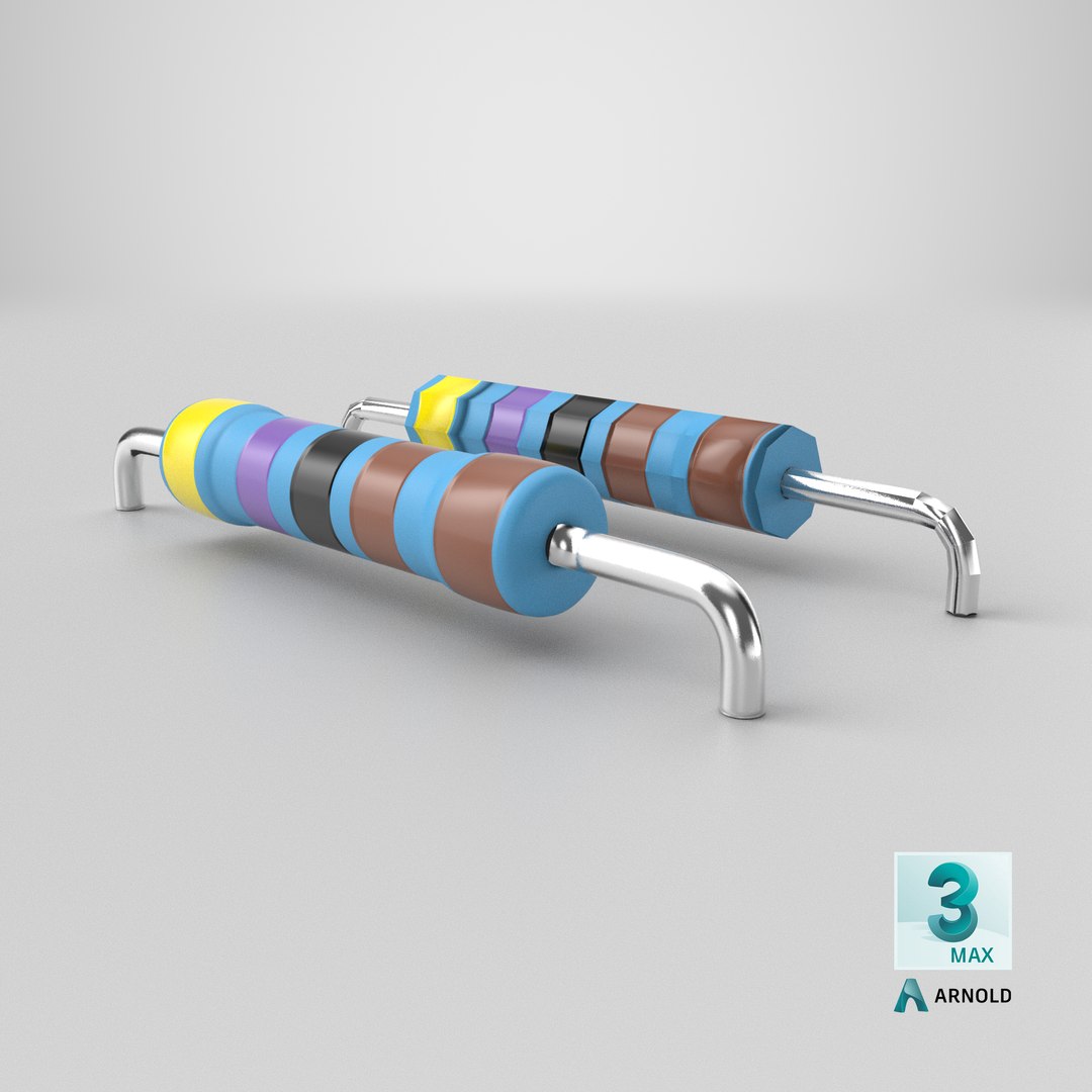 Free Low And High Poly Resistors Model - TurboSquid 2436908