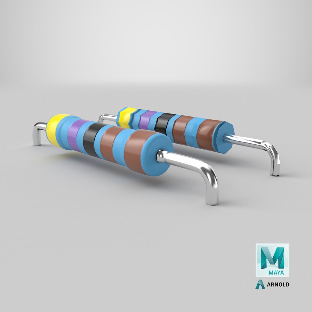 Free Low And High Poly Resistors Model - TurboSquid 2436908