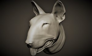 bull terrier head