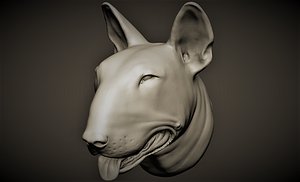 bull terrier head