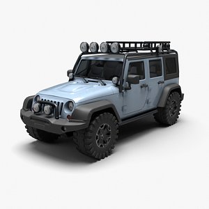 3D JeepWrangler model