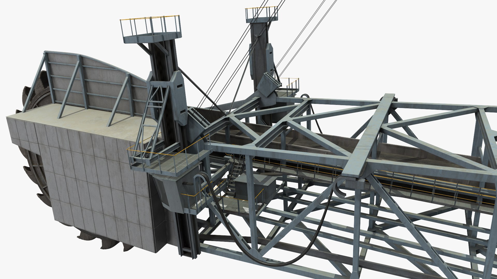 Bagger 293 Bucket Wheel Excavator 3D Model - TurboSquid 1780510