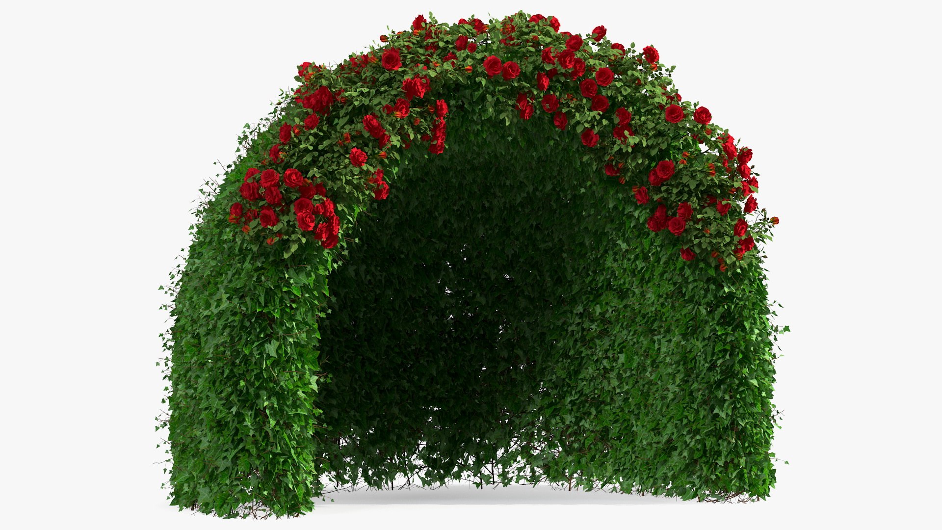 Rose Garden Gazebo 3D model preview