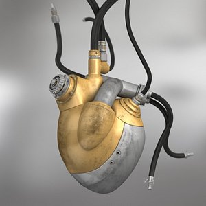 3d model mechanical heart