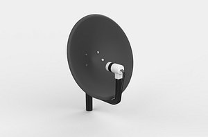 3D Satellite dish 3D model model