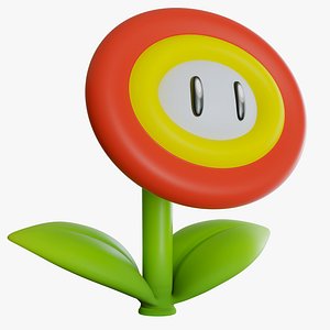 Fire Flower Super Mario Assets