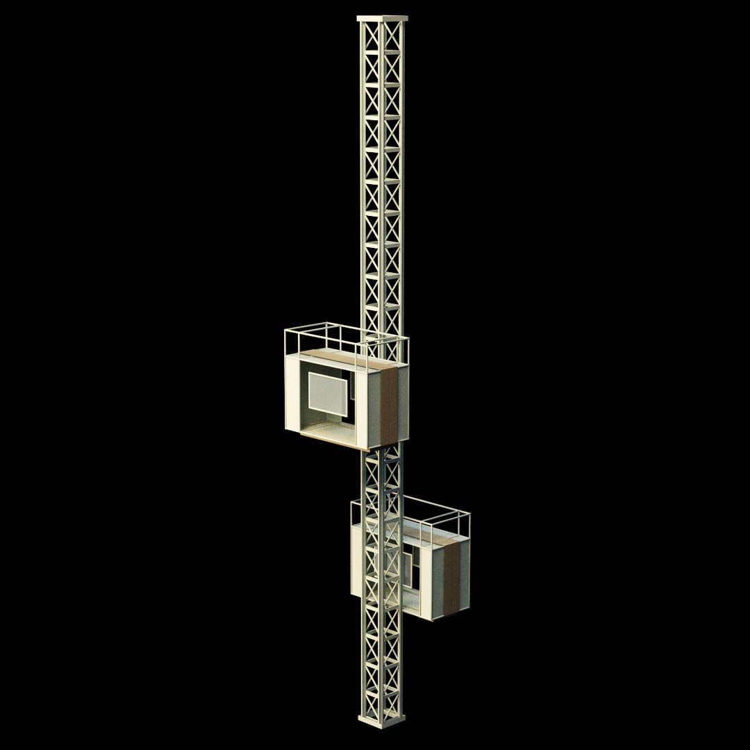 Elevator Construction 3D Model - TurboSquid 1393588