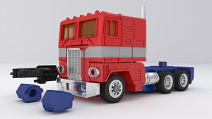 Optimus Prime Toy G1 3D model