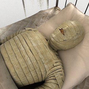 Bandaged Patient in Hospital Scene