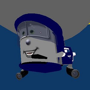3d blimp lightyear model