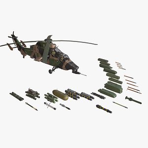 EC-665 Tiger ARH Australian Army Complex Animation 3D model
