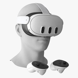 Meta Quest 3 VR Headset with Touch Controllers